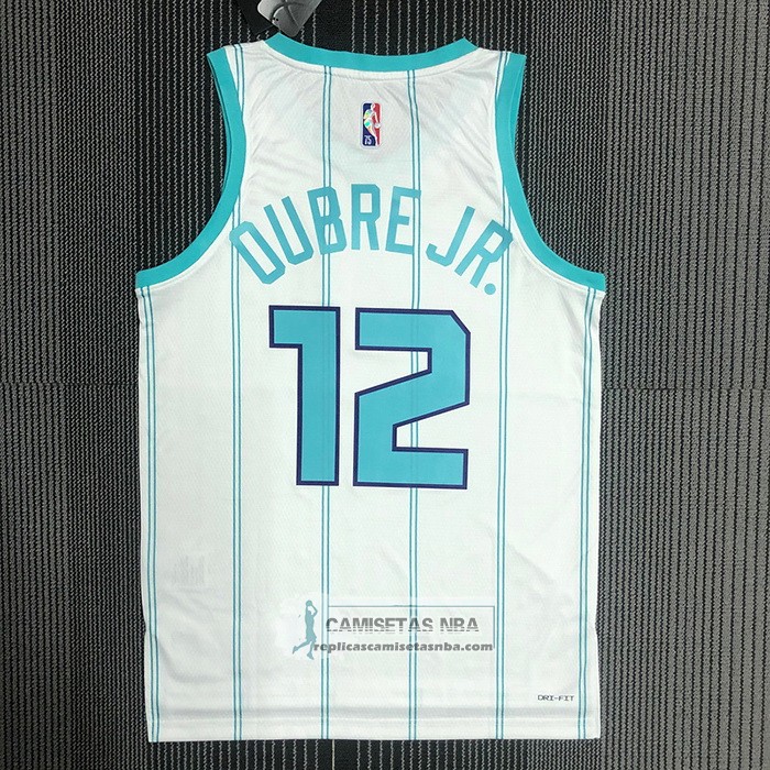 Camiseta Charlotte Hornets Kelly Oubre JR. NO 12 Association 2020-21 Blanco